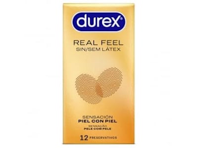Preservativos sensitivos Real Feel Durex 12 ud.