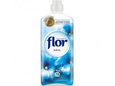 Suavizante concentrado Flor Azul 78 lavados.