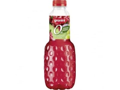 Bebida de fruta arándanos y uva Granini sin azúcares añadidos botella 1 l.