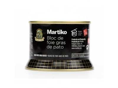 Bloc de foie gras de pato Martiko sin gluten 130 g.
