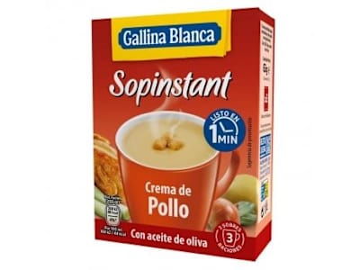 Crema de pollo Gallina Blanca 63 g.