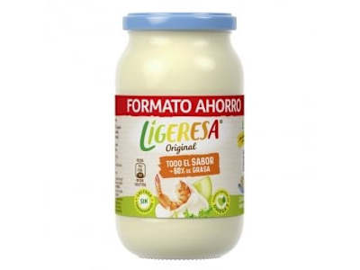 Mayonesa Ligeresa sin lactosa tarro 425 g.