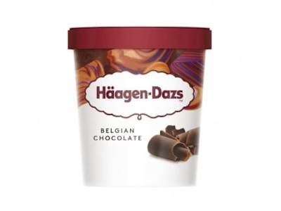 Helado de chocolate belga Häagen Dazs sin gluten 460 ml.