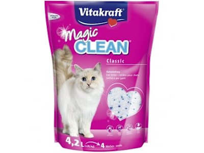Perlas absorbentes higiénicas para gato Magic Clean Vitakraft 4,2L  1,85 kg