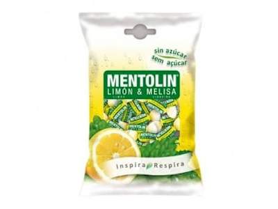 Caramelos sabor limón y melisa Mentolin 115 g.