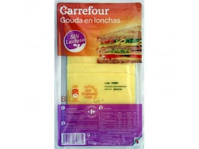 Queso gouda loncheado Carrefour 150 g.