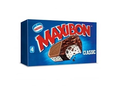 Sandwich de nata Maxibon Classic Nestlé 4 ud.