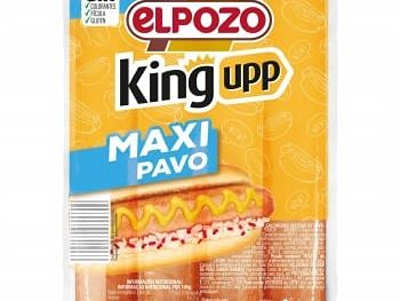 Salchichas de pechuga de pavo King El Pozo sin gluten 330 g.