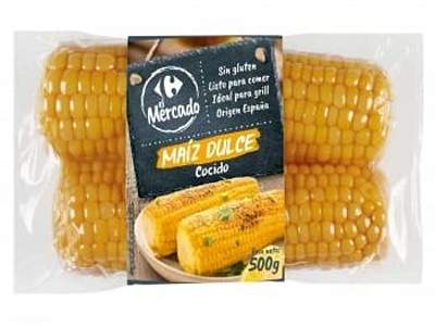 Maíz dulce cocido Carrefour El Mercado 500 g