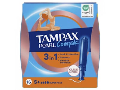 TAMPAX COMP.PEARL SUPER PLUS16