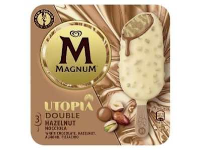 Helado bombón Utopía Double Nociola Magnum 3 uds.