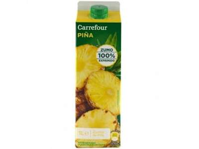 Zumo de piña Carrefour brik 1 l.