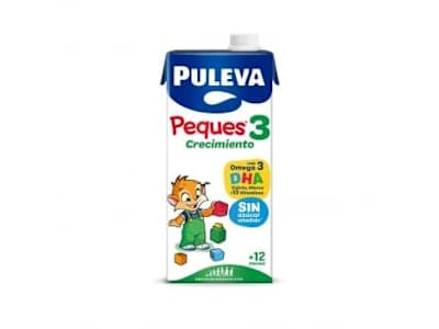 Preparado lácteo infantil de crecimiento desde 12 meses Puleva Peques 3 sin gluten y sin lactosa y sin azúcar añadido brik 1 l.