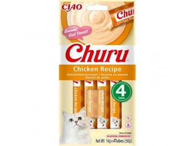 Paté de gato sabor pollo Churu 4x14 g