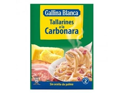 Tallarines a la carbonara Gallina Blanca 143 g.