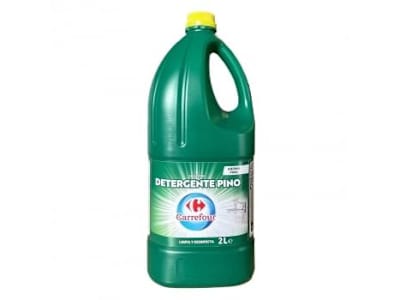 Limpiador con lejía y detergente perfume pino Carrefour 2 l.