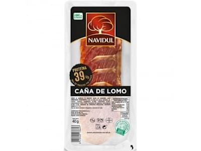 Caña de lomo en lonchas Navidul sin gluten y sin lactosa 40 g