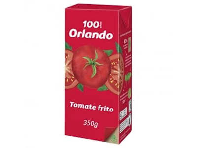 Tomate frito Orlando sin gluten brik 350 g.