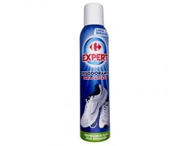 Desodorante en spray para calzado Carrefour Expert 250 ml.