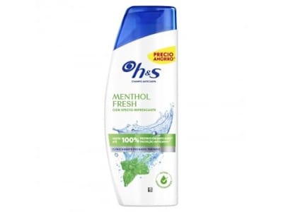 Champú anticaspa menthol fresh H&S 300 ml.