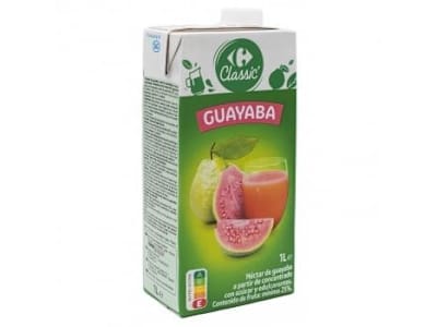 Néctar de guayaba Carrefour brik 1 l.