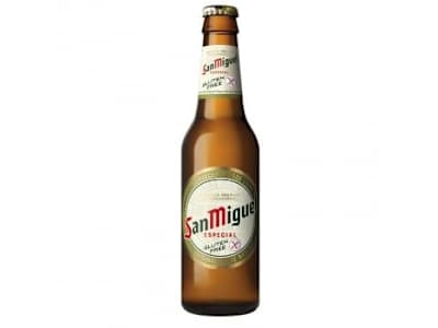 Cerveza San Miguel especial sin gluten botella 33 cl.