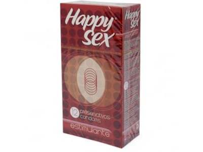 Preservativos Estimulante Happy Sex 12 ud.