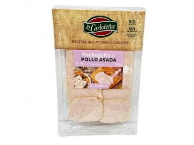 Pechuguita de Pollo Asada al Horno en lonchas La Carloteña sin gluten 100 g