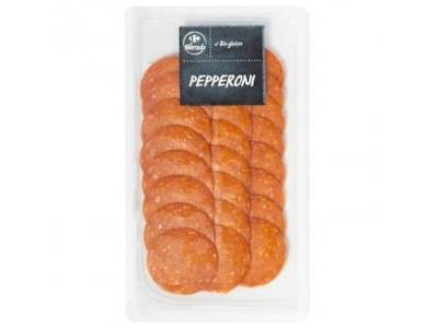 Pepperoni en lonchas Carrefour El Mercado sin gluten 75 g