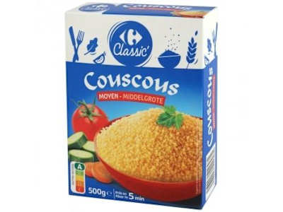 Couscous mediano Classic Carrefour 500 g.