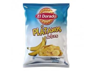 Snack de plátano dulce El Dorado 100 g.