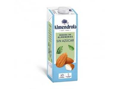 Bebida de almendras Almendrola sin gluten y sin azúcar brik 1 l.