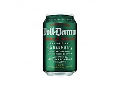 Cerveza Voll Damm doble malta lata 33 cl.