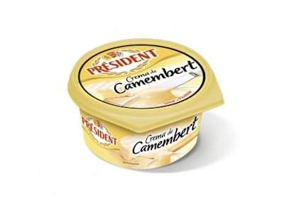Crema de queso camembert Président 125 g.