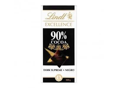 Chocolate negro 90% Lindt Excellence 100 g.