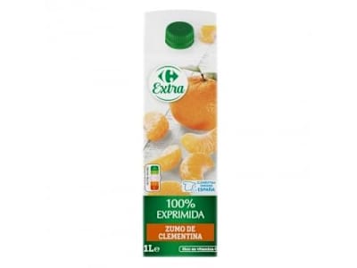 Zumo de clementinas Carrefour Extra exprimido brik 1 l.