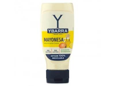 Mayonesa Ybarra sin gluten y sin lactosa envase 400 ml.