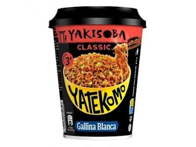 Fideos orientales sabor clásico Yakisoba Yatekomo Gallina Blanca 93 g.