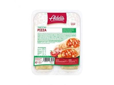 Tortita pizza fiambre de jamón de pavo Aldelís 270 g