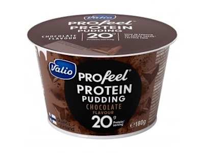 Natilla de chocolate alta en proteínas Valio Profeel Protein  sin lactosa 180 g.