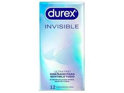 Preservativos invisibles super finos para maximizar la sensibilidad Durex 12 ud.
