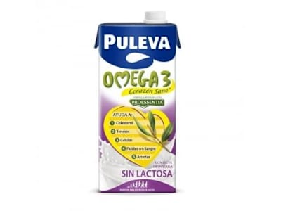 Preparado lácteo Omega 3 Puleva sin gluten sin lactosa brik 1 l.