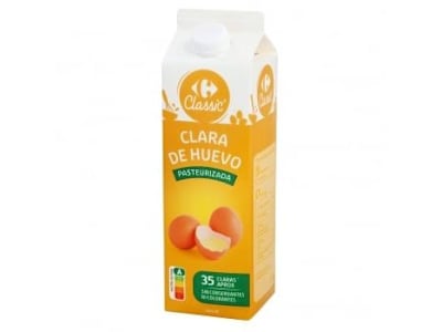 Clara de huevo pasteurizada Carrefour Classic' 1 l.