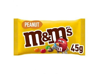 Cacahuete cubierto de chocolate con leche m&m's 45 g.