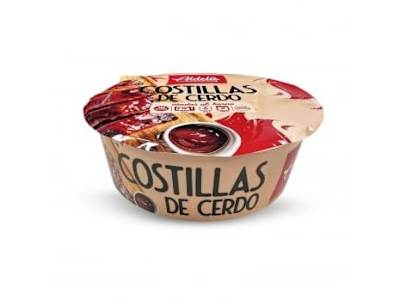 Costillas de cerdo asadas sabor barbacoa Aldelis 500 g aprox
