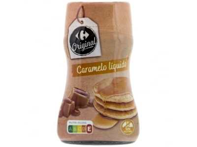 Sirope de caramelo Carrefour Original sin gluten 420 g.