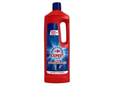 Gel desatascador tuberías Carrefour Expert 1 l.