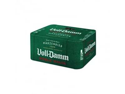 Cerveza Voll Damm doble malta pack 12 latas 33 cl.