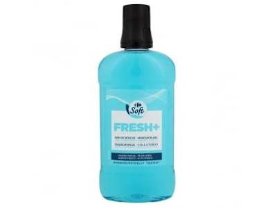 Enjuague bucal fresh Soft Carrefour 500 ml.