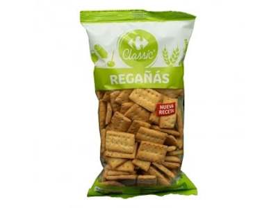 Regañás con sésamo y aceite de oliva virgen extra Classic Carrefour 250 g.